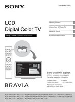 Sony KDL60NX720 TV Operating Manual